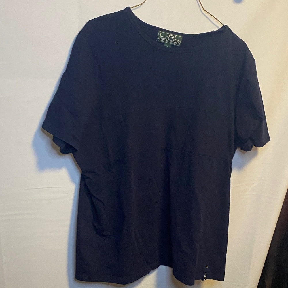 Ralph Lauren Women's Navy Short Sleeve Tee